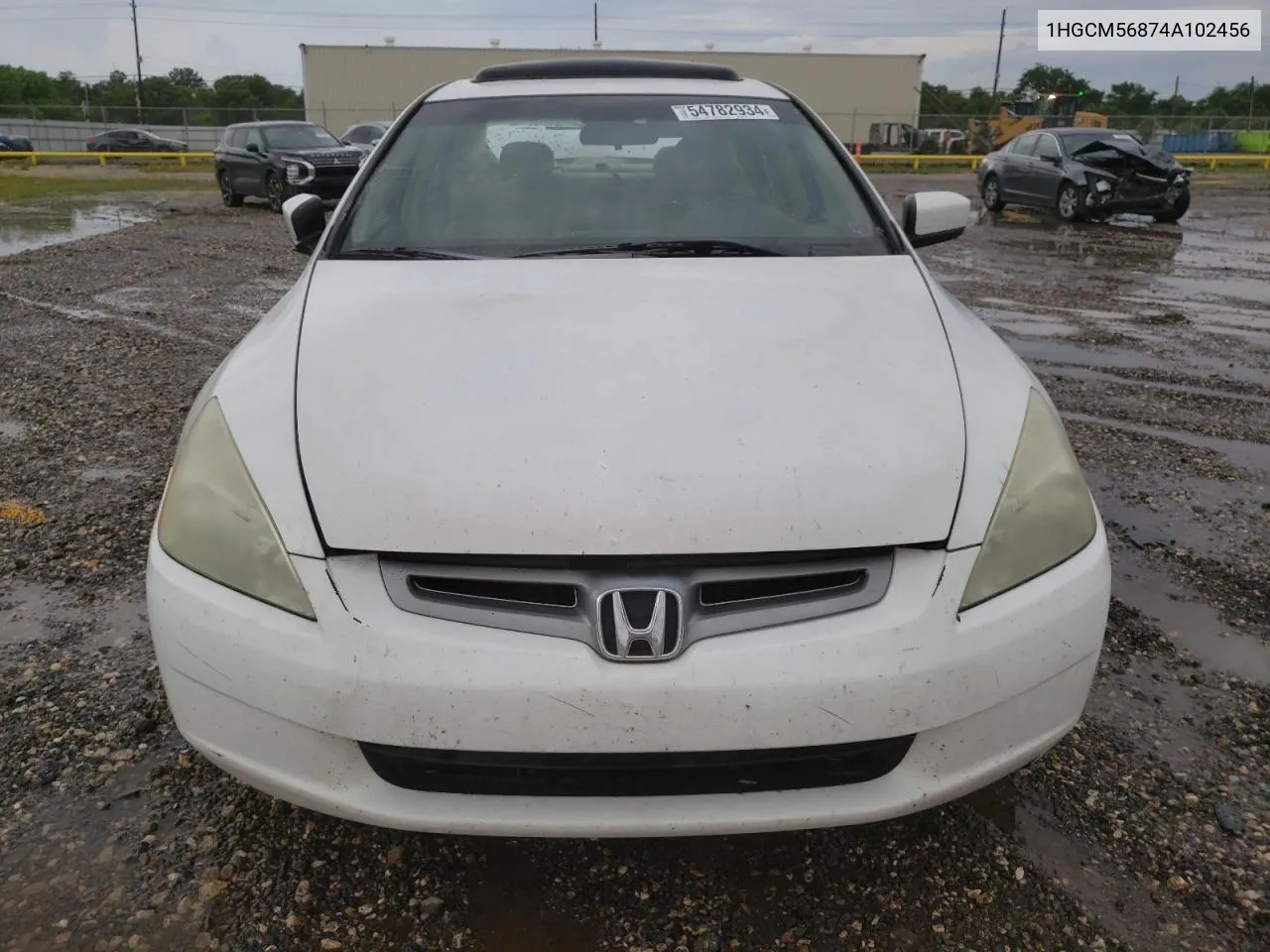 2004 Honda Accord Ex VIN: 1HGCM56874A102456 Lot: 54782934