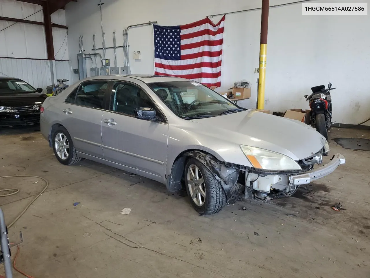 2004 Honda Accord Ex VIN: 1HGCM66514A027586 Lot: 58748914