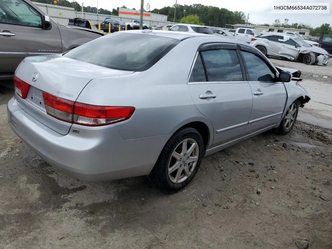 2004 Honda Accord Ex VIN: 1HGCM66534A072738 Lot: 59939004