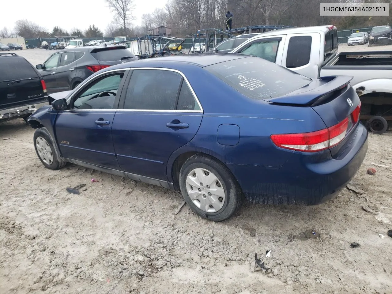 1HGCM56354A021511 2004 Honda Accord Lx