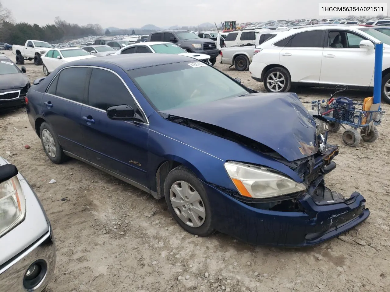 1HGCM56354A021511 2004 Honda Accord Lx