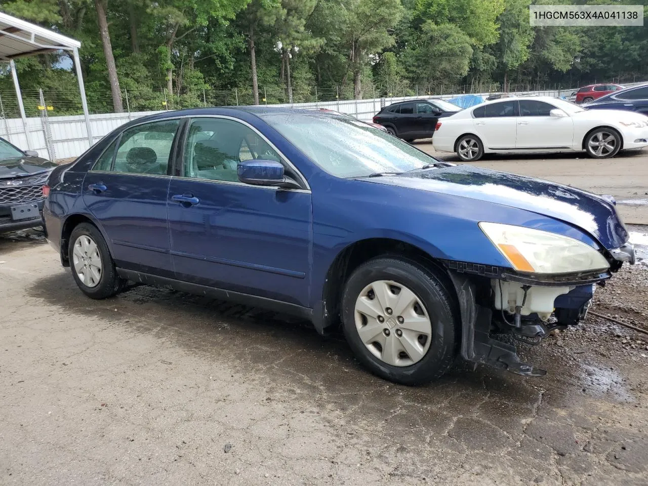 2004 Honda Accord Lx VIN: 1HGCM563X4A041138 Lot: 62015014