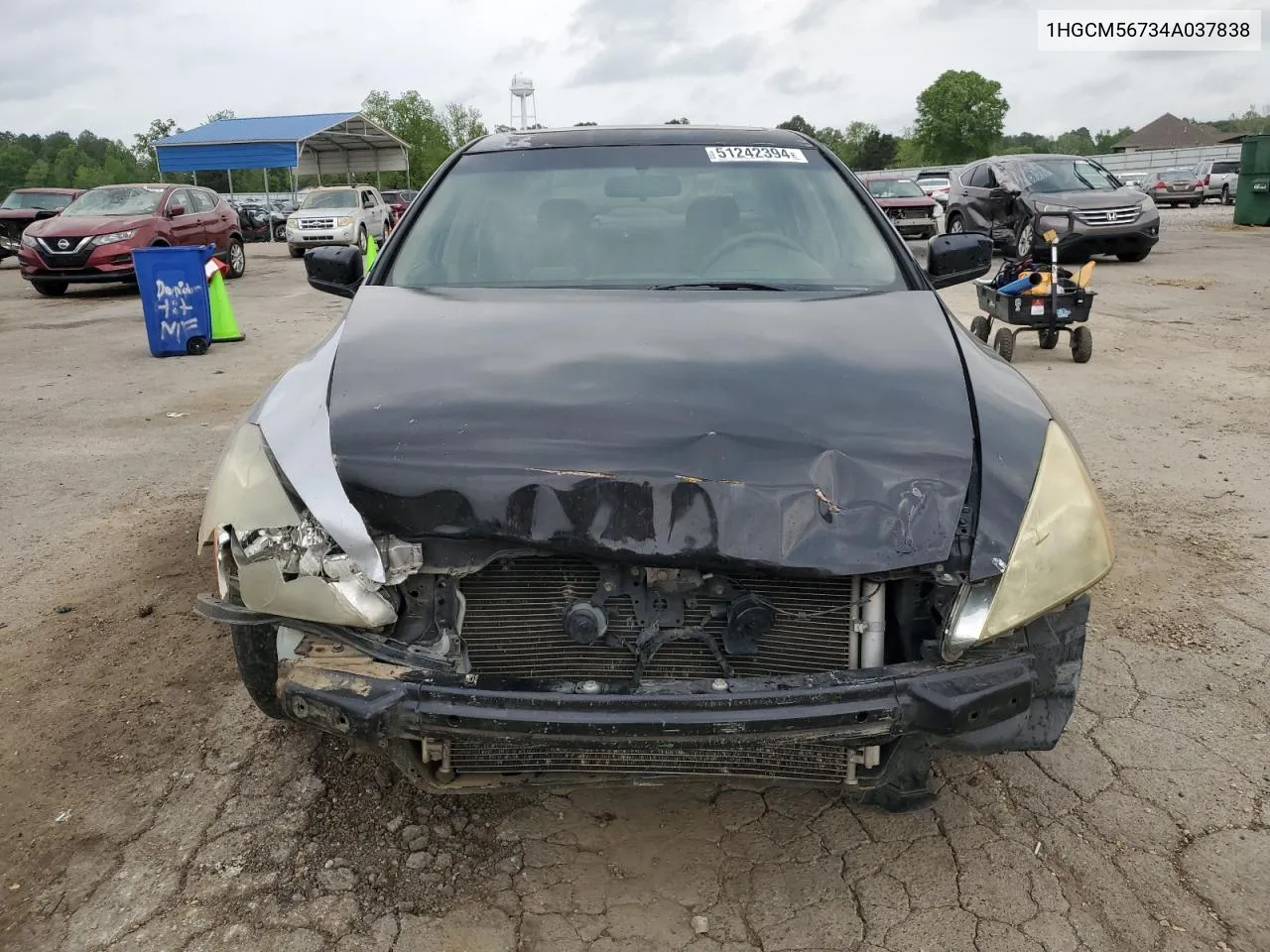 2004 Honda Accord Ex VIN: 1HGCM56734A037838 Lot: 63311164