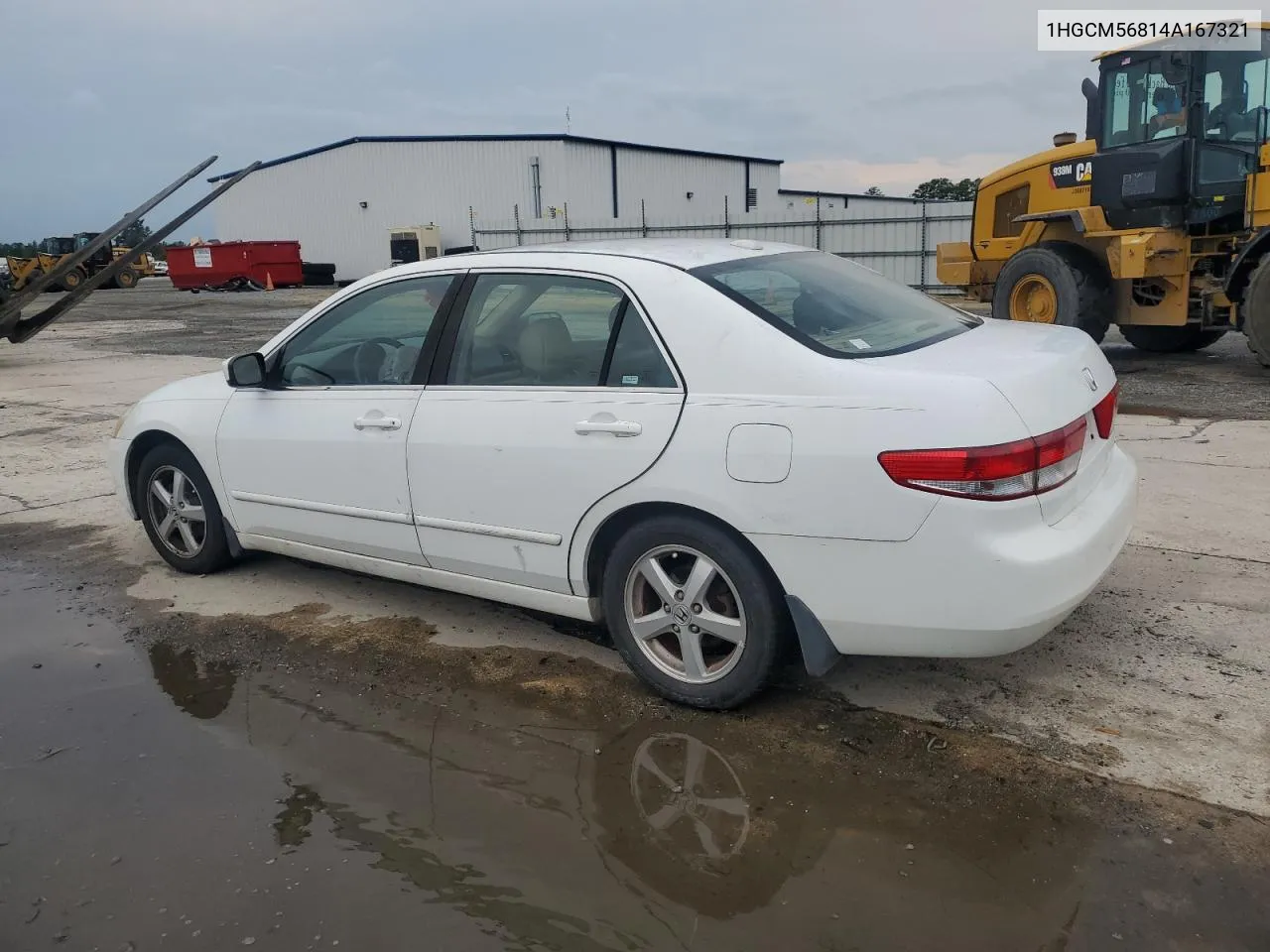 2004 Honda Accord Ex VIN: 1HGCM56814A167321 Lot: 66064754