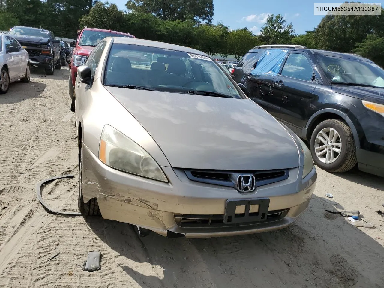 1HGCM56354A130387 2004 Honda Accord Lx