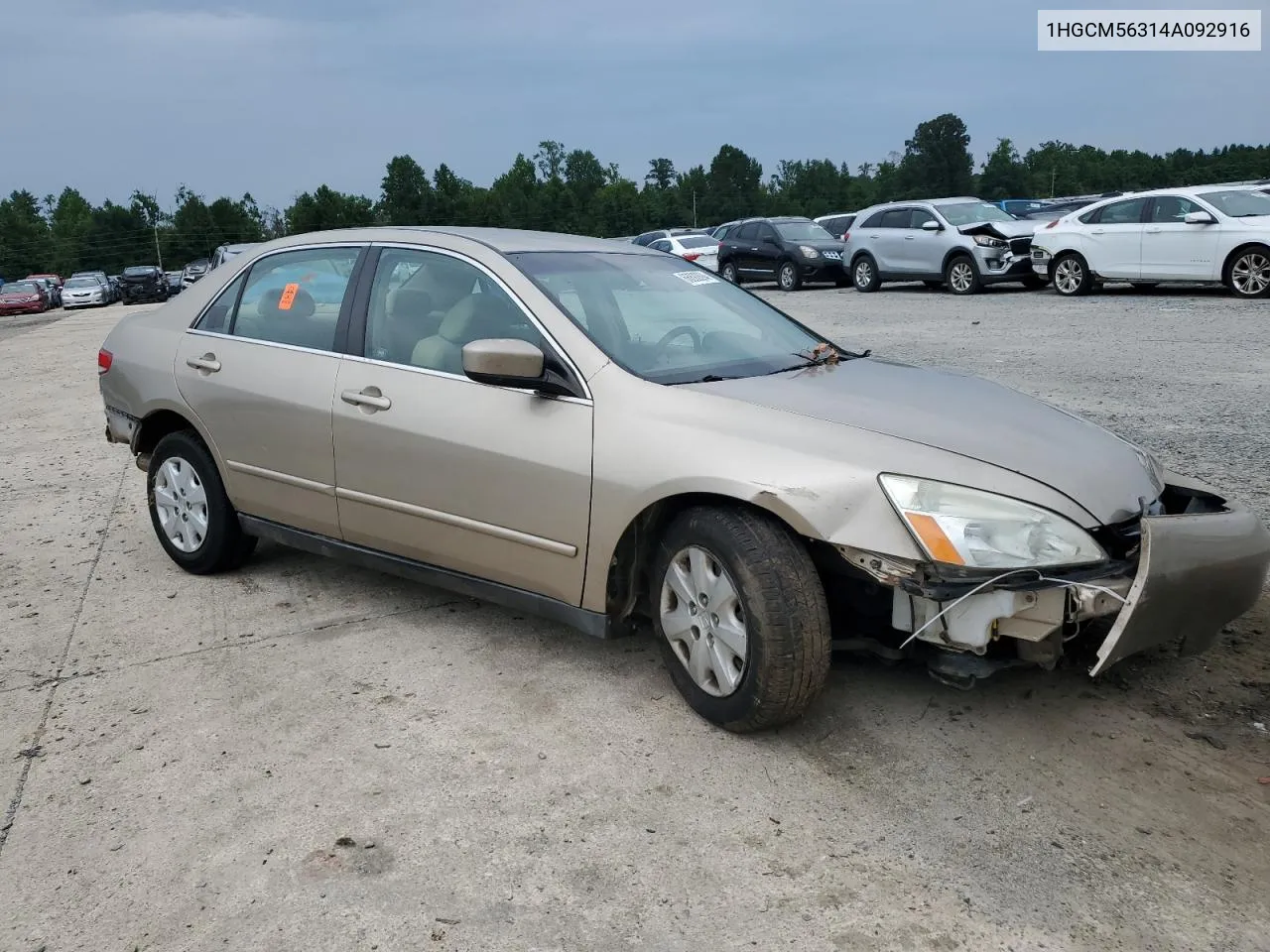 1HGCM56314A092916 2004 Honda Accord Lx