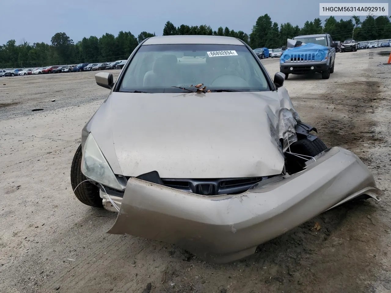 1HGCM56314A092916 2004 Honda Accord Lx