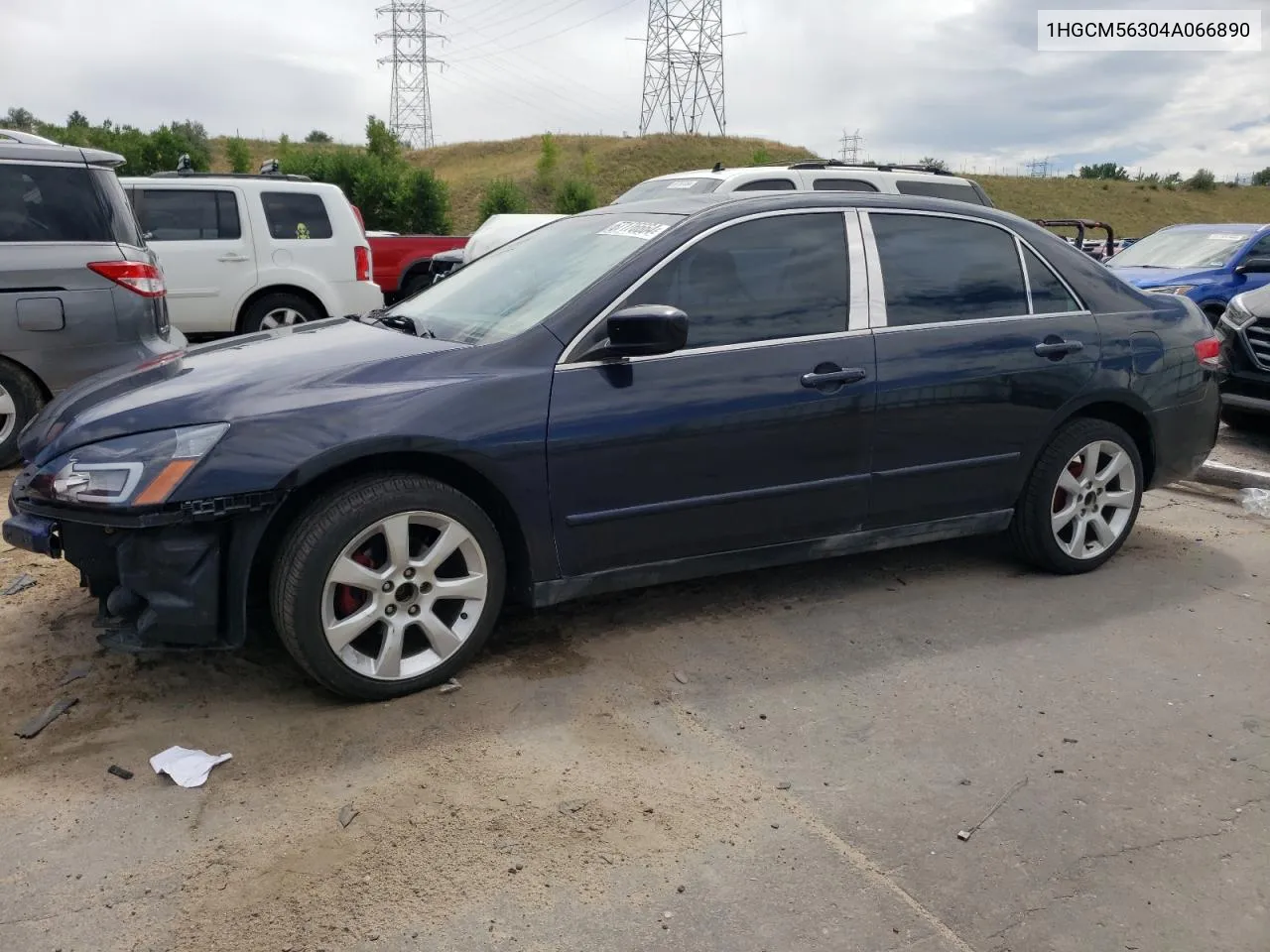 2004 Honda Accord Lx VIN: 1HGCM56304A066890 Lot: 67176664