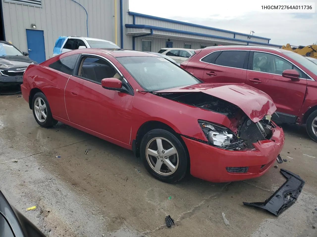 1HGCM72764A011736 2004 Honda Accord Ex