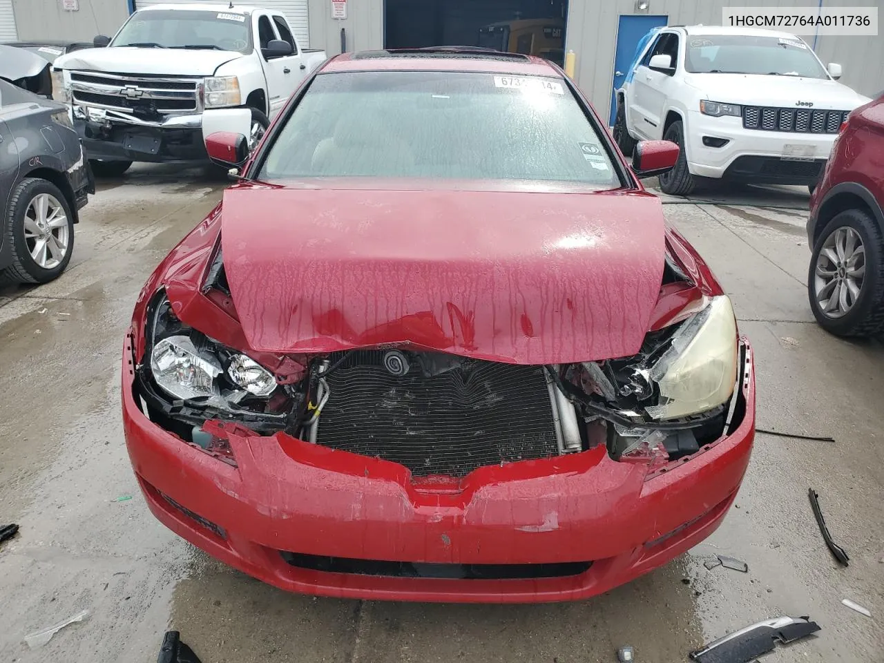 1HGCM72764A011736 2004 Honda Accord Ex