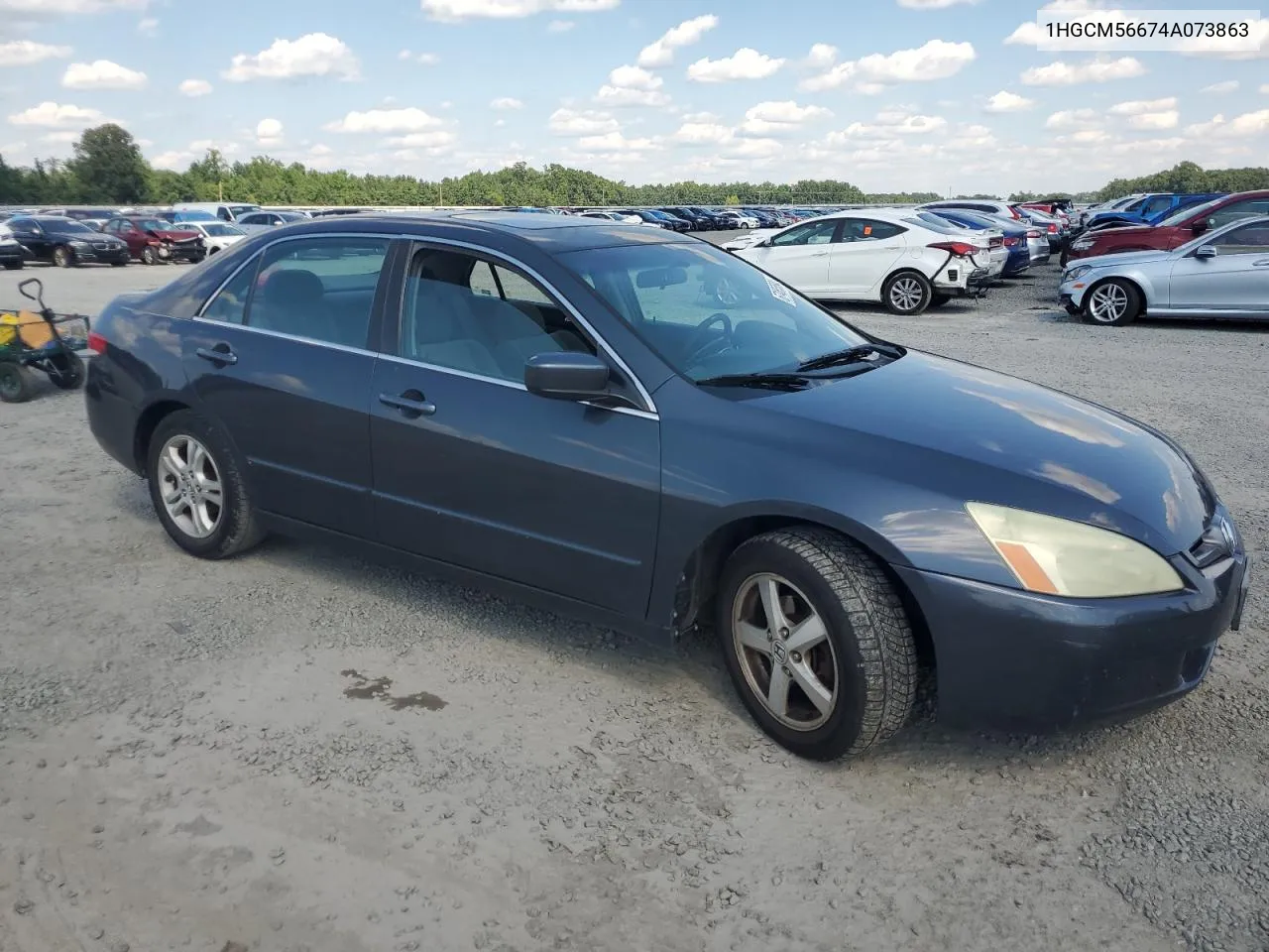 2004 Honda Accord Ex VIN: 1HGCM56674A073863 Lot: 67465584