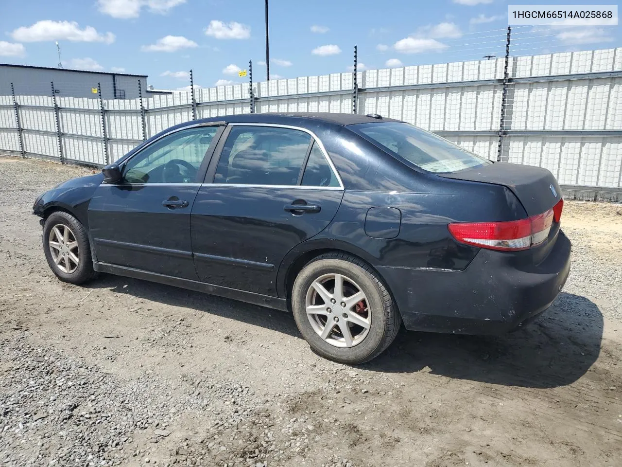 2004 Honda Accord Ex VIN: 1HGCM66514A025868 Lot: 68481264