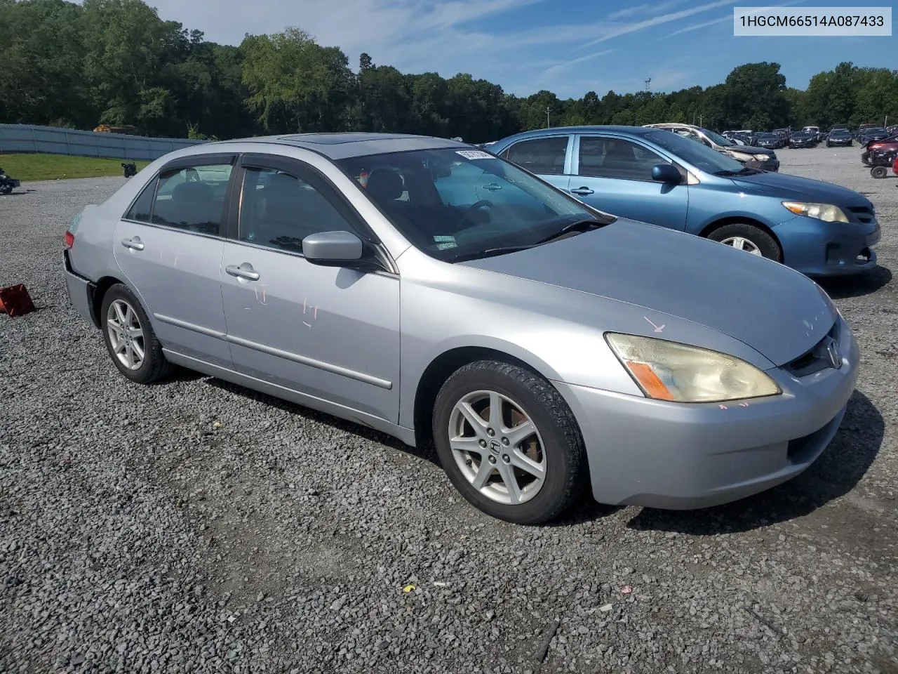 2004 Honda Accord Ex VIN: 1HGCM66514A087433 Lot: 68787384