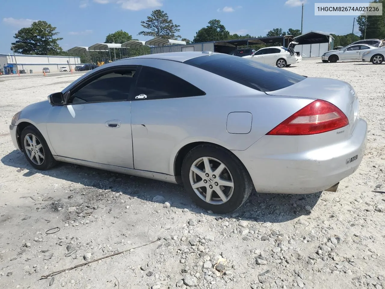 1HGCM82674A021236 2004 Honda Accord Ex