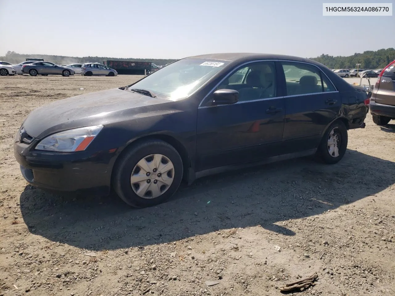 2004 Honda Accord Lx VIN: 1HGCM56324A086770 Lot: 69256184