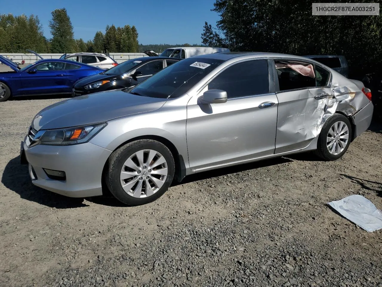 2014 Honda Accord Exl VIN: 1HGCR2F87EA003251 Lot: 69264044