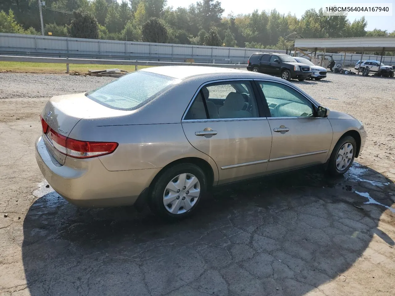 2004 Honda Accord Lx VIN: 1HGCM56404A167940 Lot: 69502894