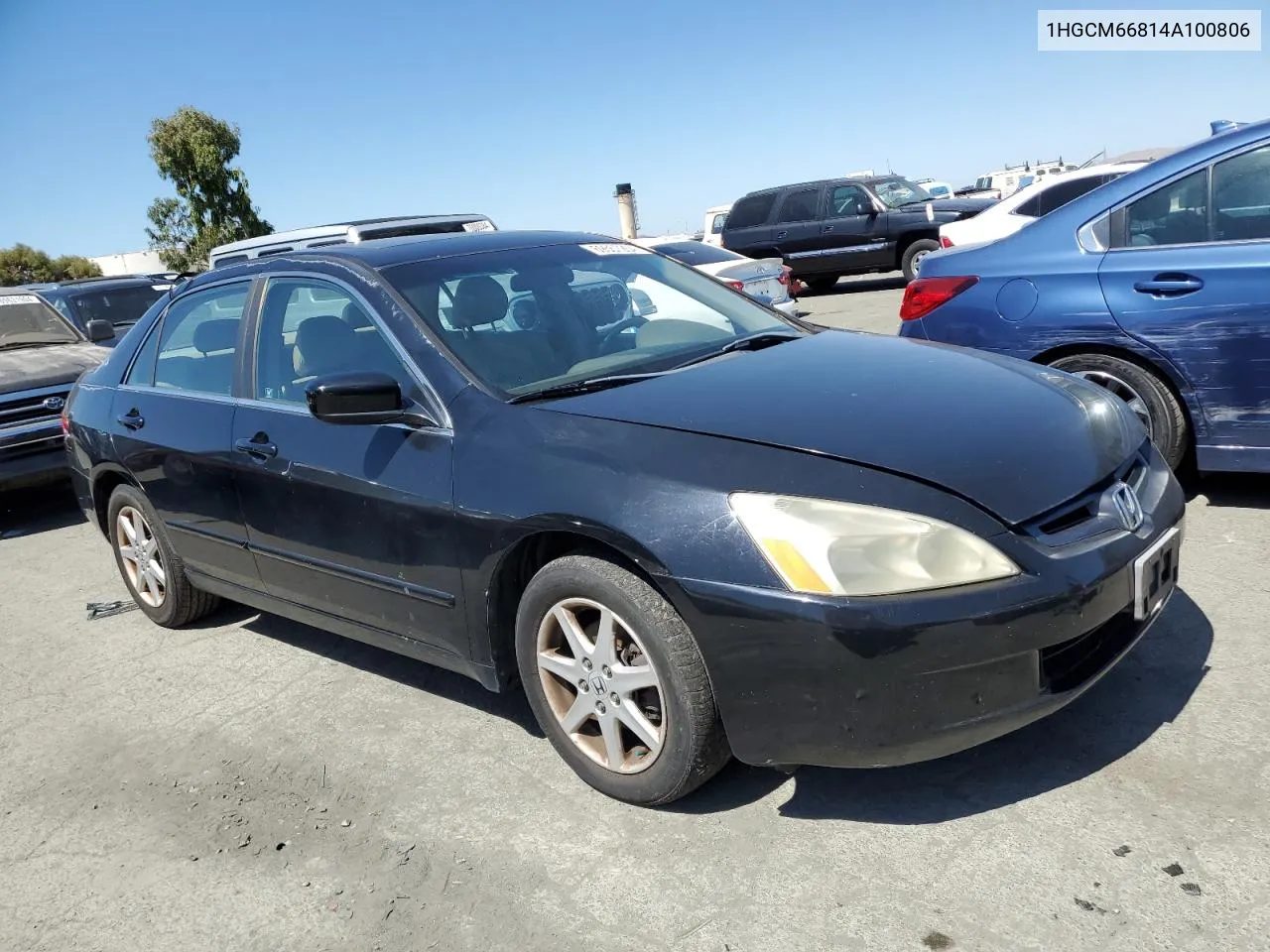 1HGCM66814A100806 2004 Honda Accord Ex