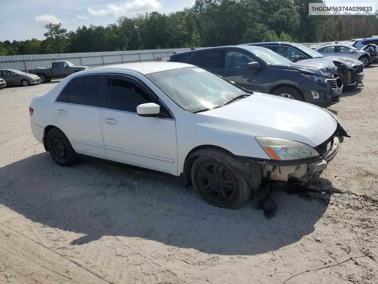 2004 Honda Accord Lx VIN: 1HGCM56374A039833 Lot: 69657684