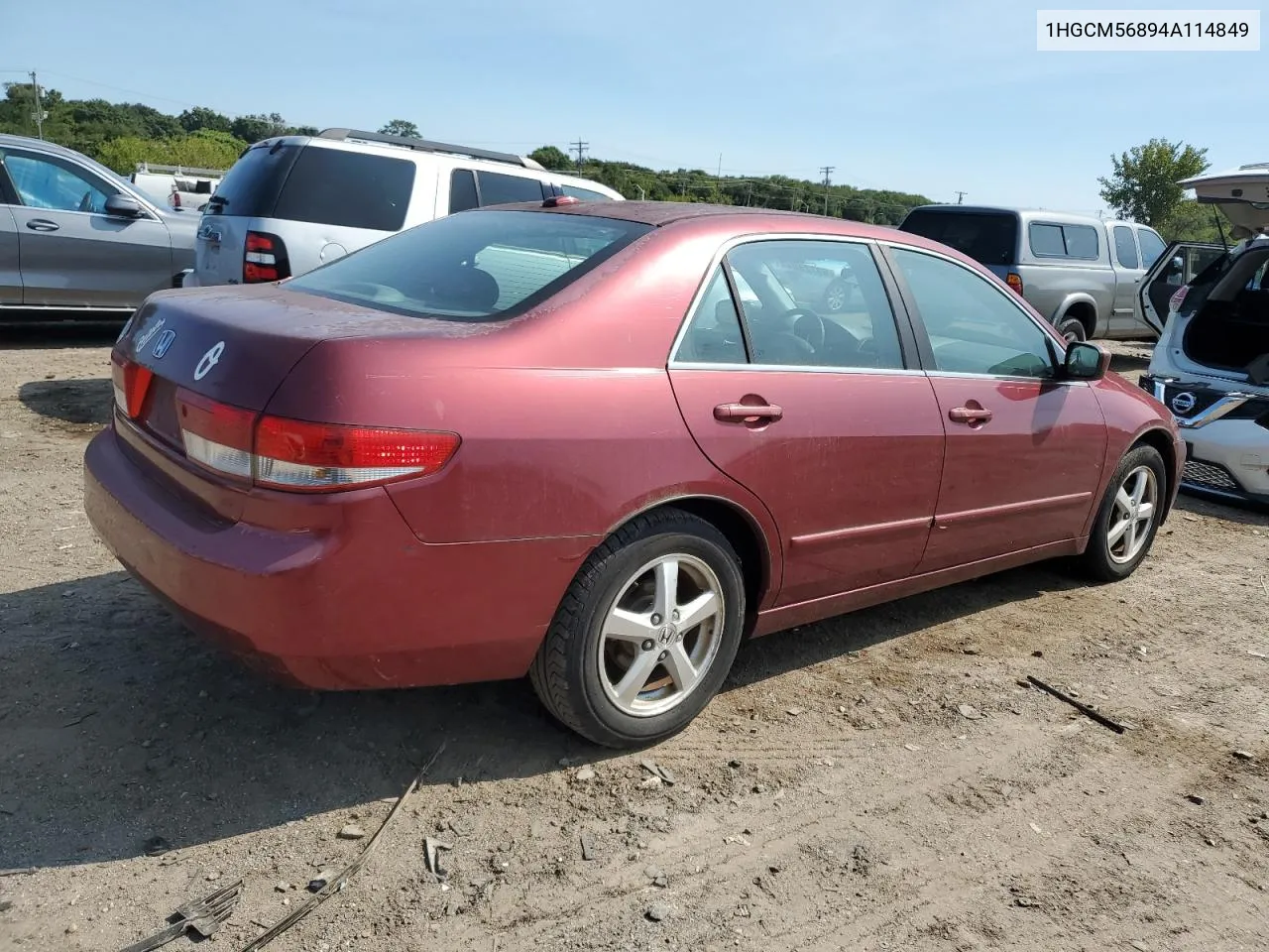 1HGCM56894A114849 2004 Honda Accord Ex