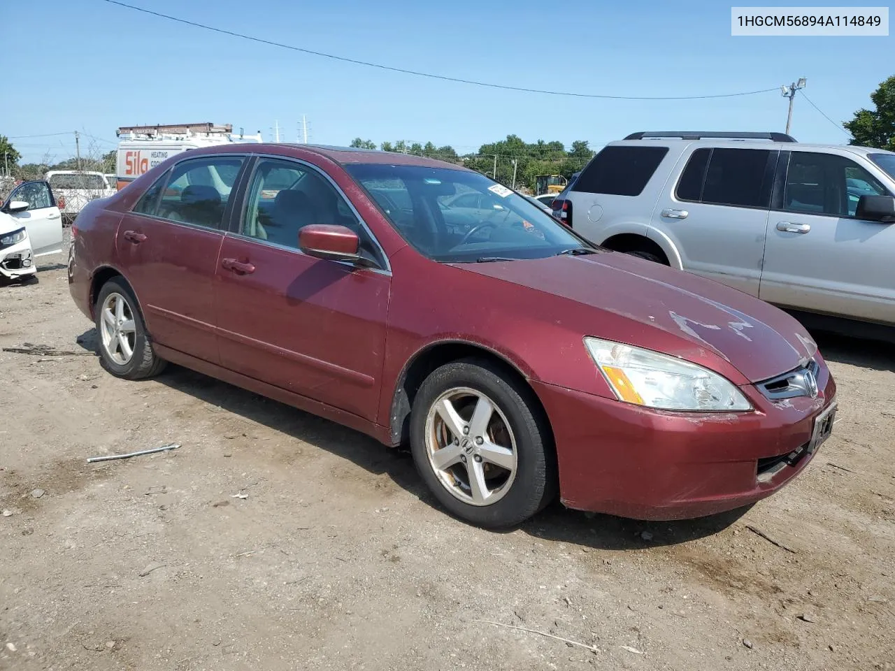 1HGCM56894A114849 2004 Honda Accord Ex