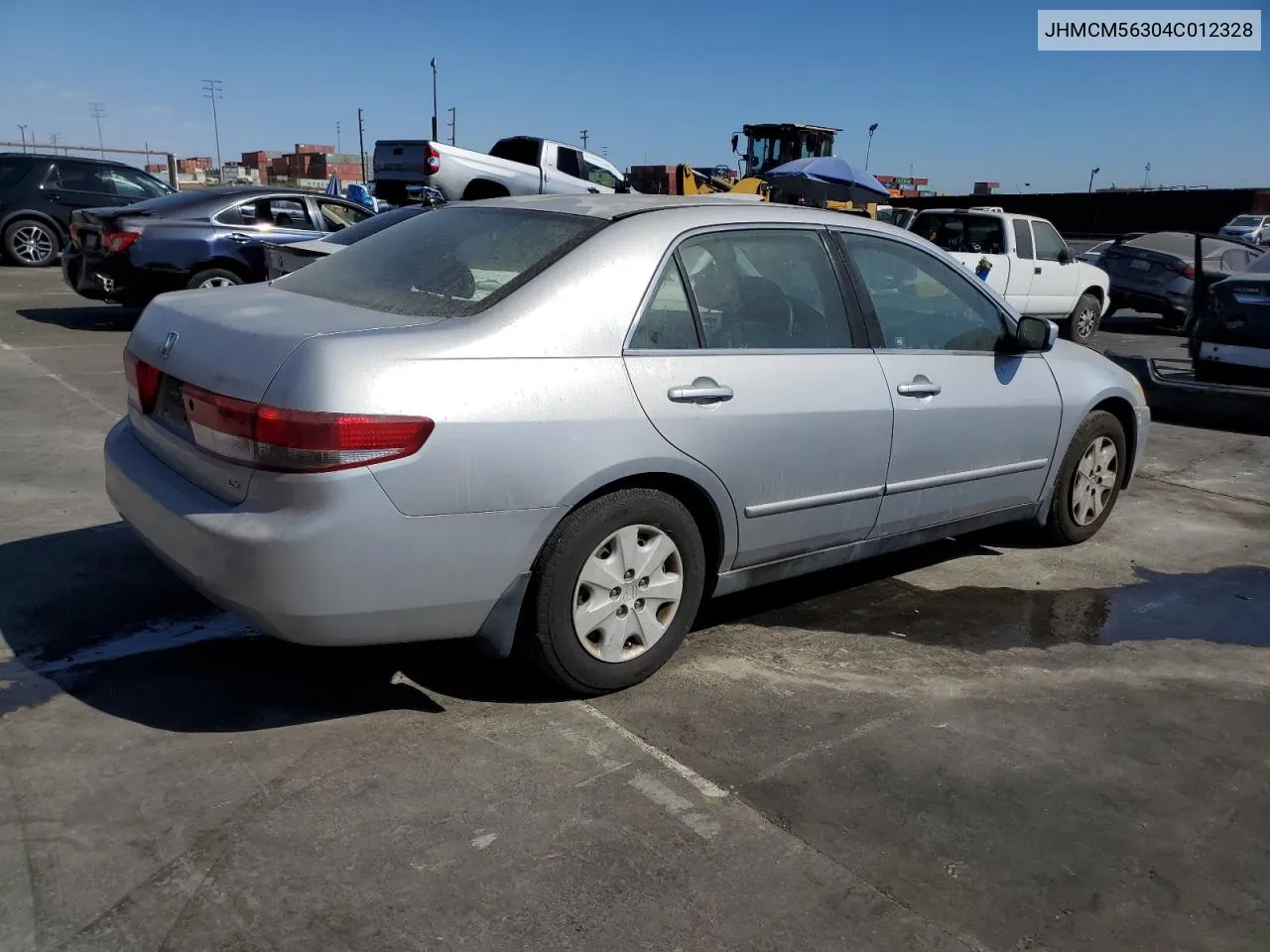 2004 Honda Accord Lx VIN: JHMCM56304C012328 Lot: 70724764