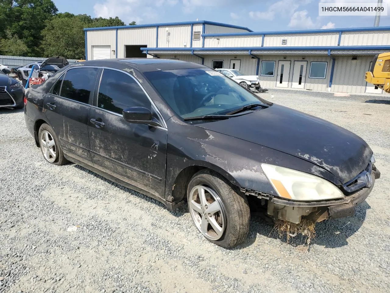 1HGCM56664A041499 2004 Honda Accord Ex