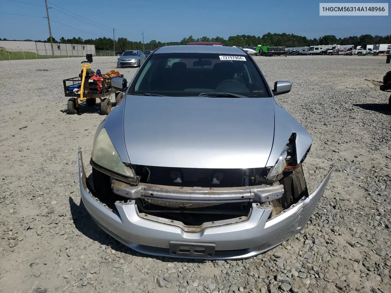 2004 Honda Accord Lx VIN: 1HGCM56314A148966 Lot: 72797904