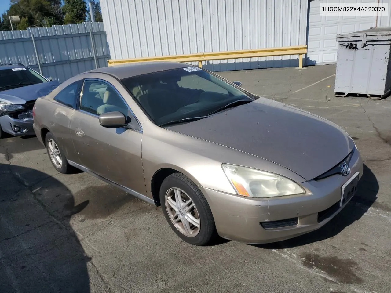 2004 Honda Accord Lx VIN: 1HGCM822X4A020370 Lot: 73607934