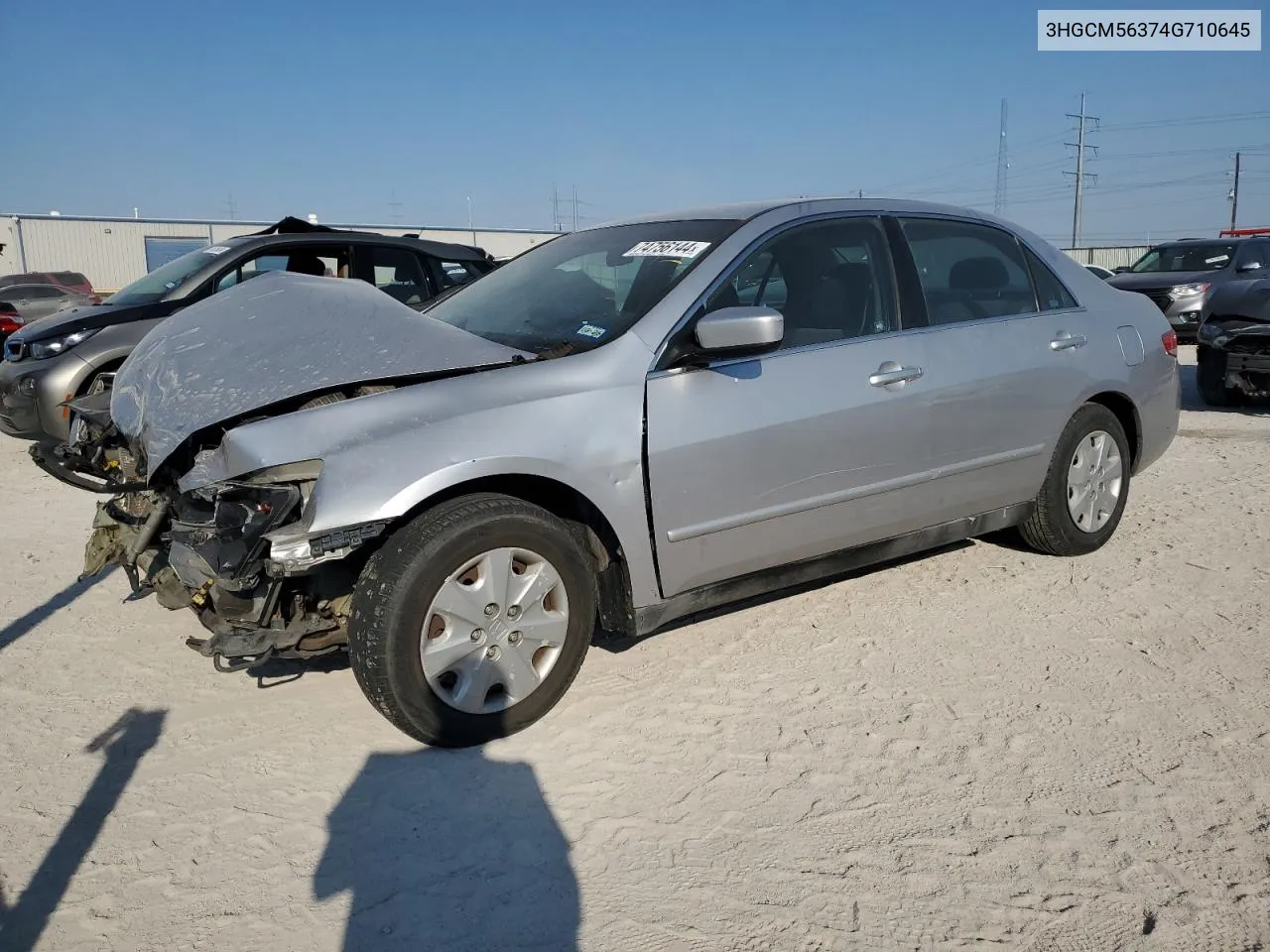 3HGCM56374G710645 2004 Honda Accord Lx