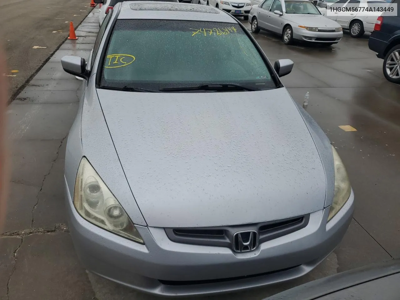 2004 Honda Accord Ex VIN: 1HGCM56774A143449 Lot: 74786444