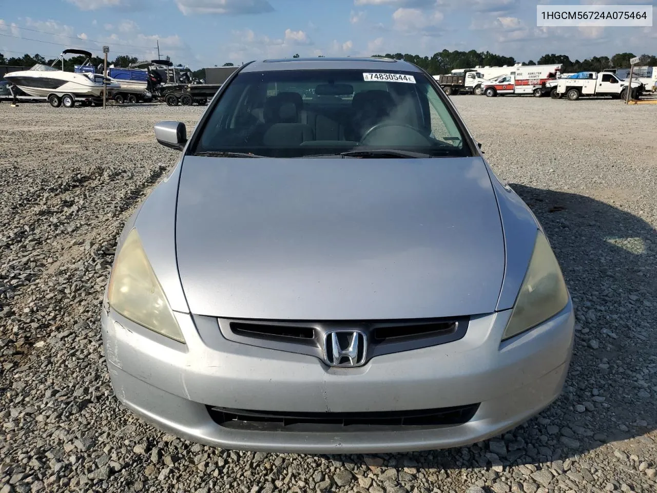 2004 Honda Accord Ex VIN: 1HGCM56724A075464 Lot: 74830544