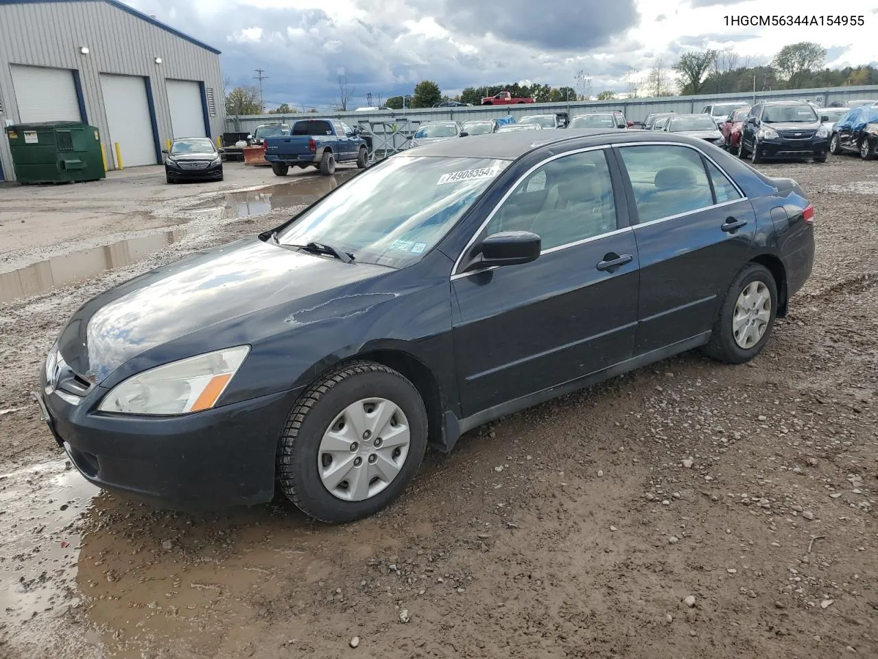 2004 Honda Accord Lx VIN: 1HGCM56344A154955 Lot: 74908354