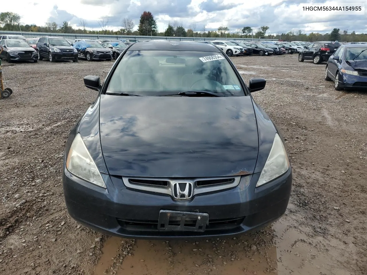 2004 Honda Accord Lx VIN: 1HGCM56344A154955 Lot: 74908354