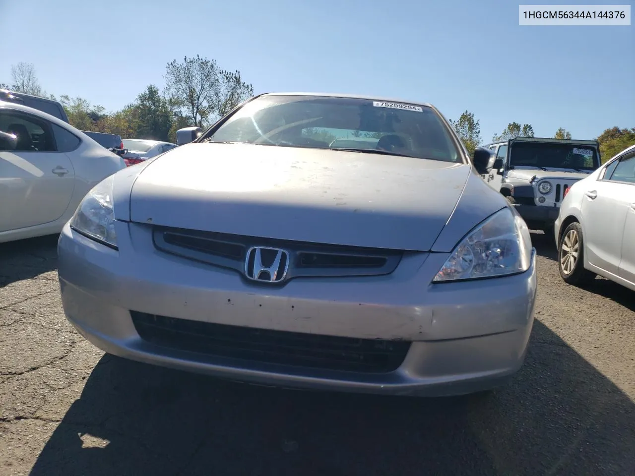 2004 Honda Accord Lx VIN: 1HGCM56344A144376 Lot: 75209294