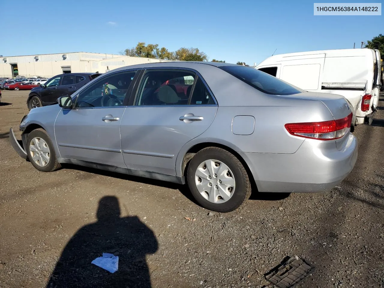 2004 Honda Accord Lx VIN: 1HGCM56384A148222 Lot: 75309594