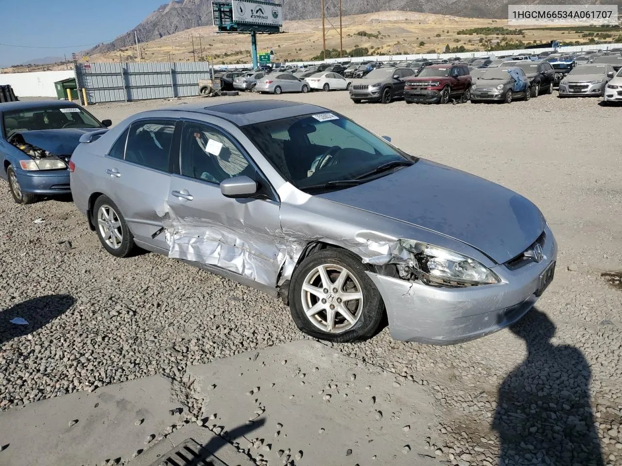 2004 Honda Accord Ex VIN: 1HGCM66534A061707 Lot: 75350574