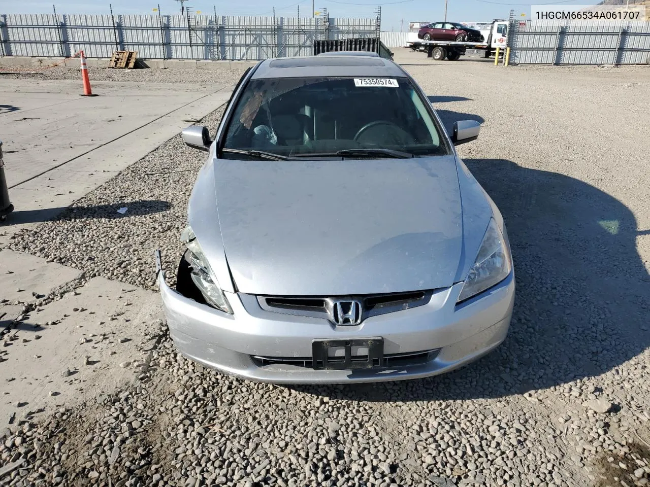 2004 Honda Accord Ex VIN: 1HGCM66534A061707 Lot: 75350574