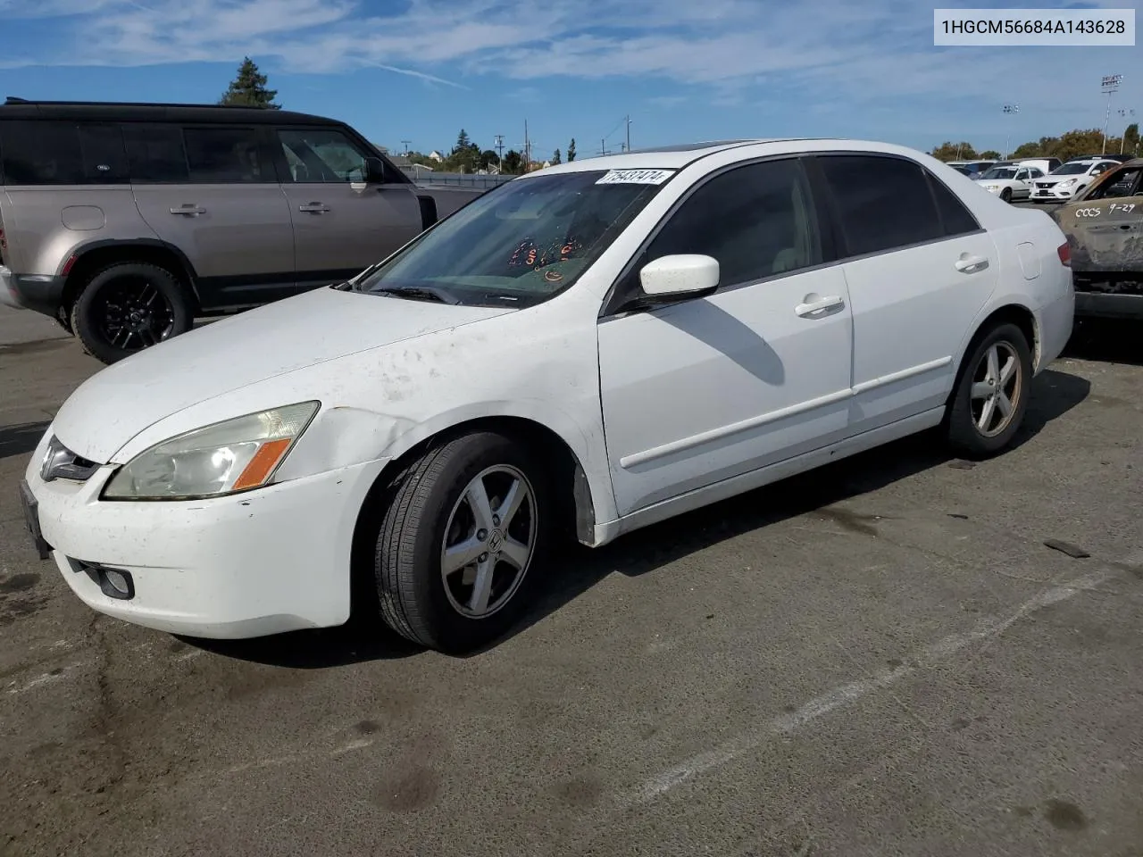 2004 Honda Accord Ex VIN: 1HGCM56684A143628 Lot: 75437474