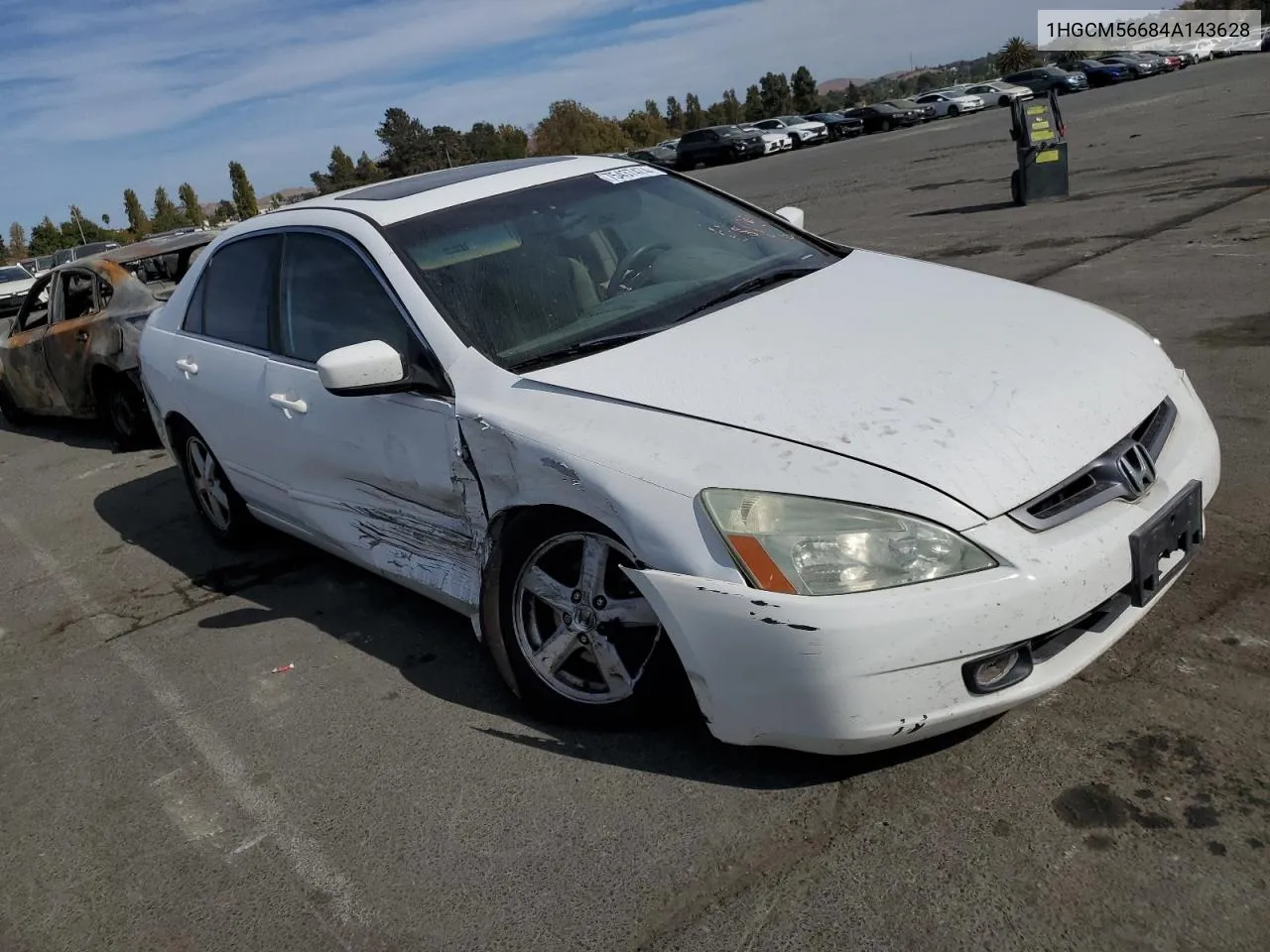 2004 Honda Accord Ex VIN: 1HGCM56684A143628 Lot: 75437474