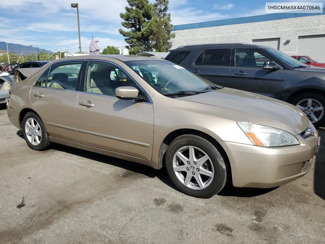 2004 Honda Accord Ex VIN: 1HGCM665X4A070646 Lot: 75564864