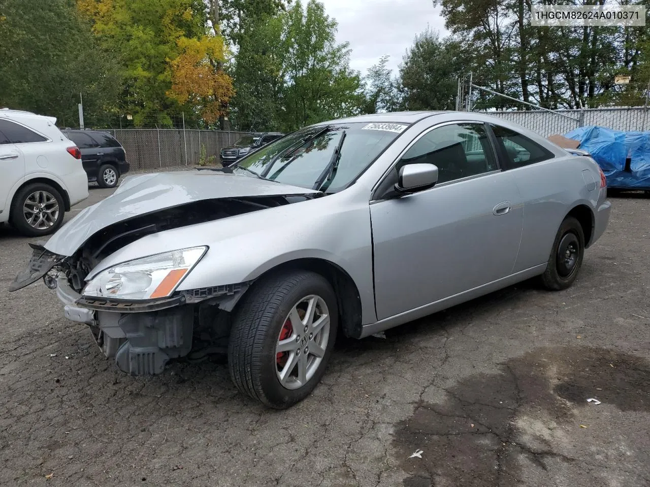 2004 Honda Accord Ex VIN: 1HGCM82624A010371 Lot: 75633984