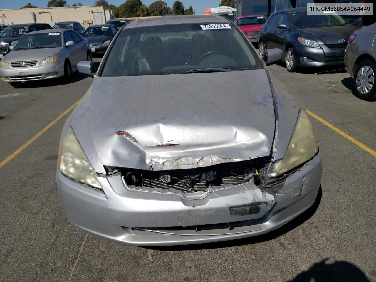 2004 Honda Accord Ex VIN: 1HGCM56854A064449 Lot: 75956384