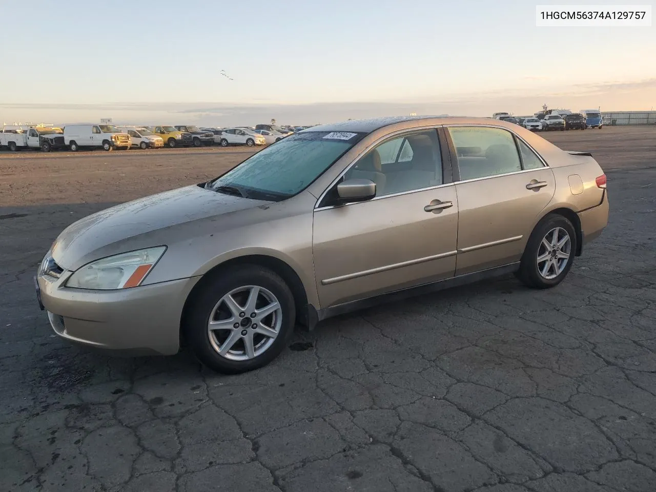 2004 Honda Accord Lx VIN: 1HGCM56374A129757 Lot: 76578944