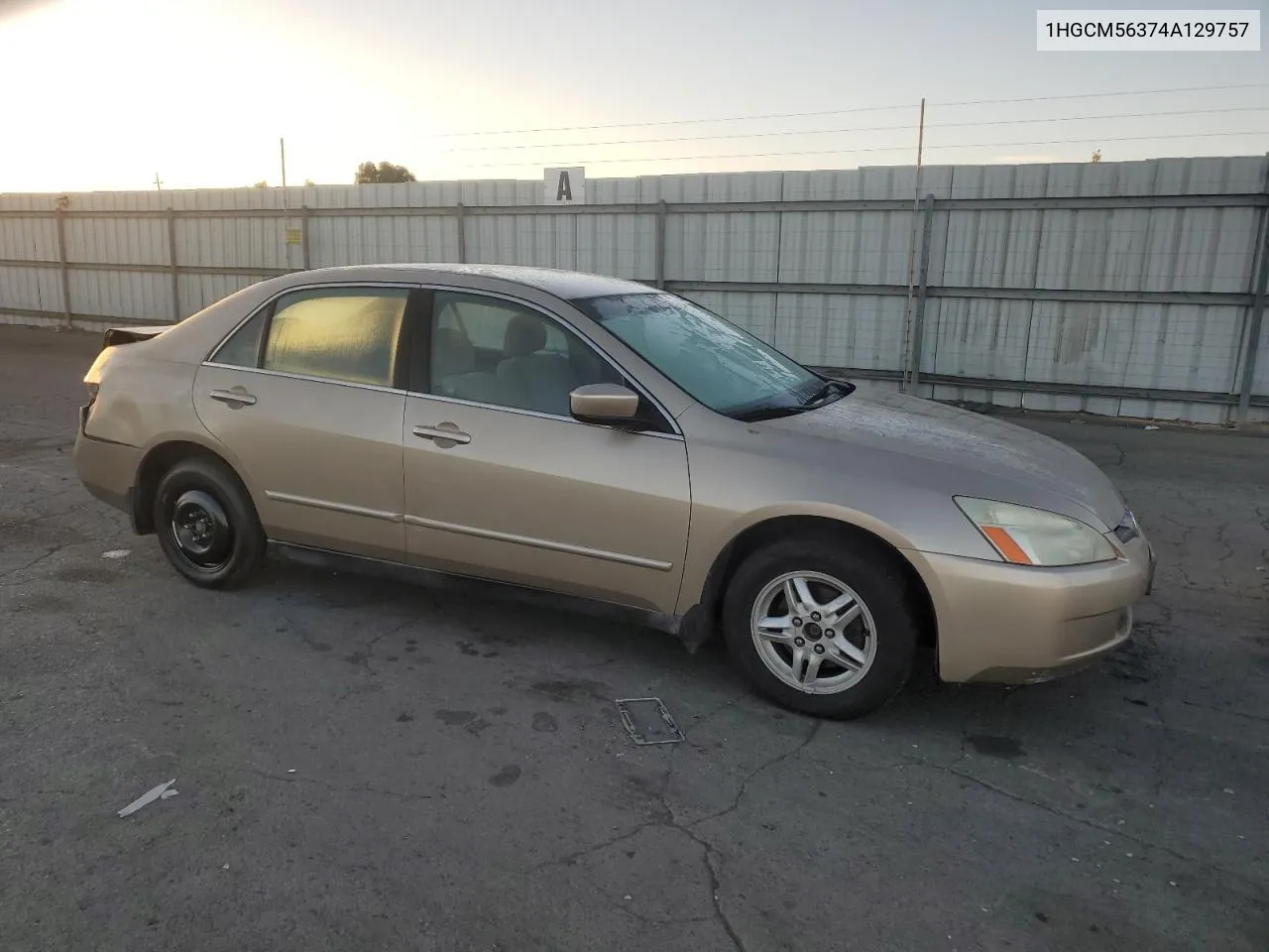 1HGCM56374A129757 2004 Honda Accord Lx