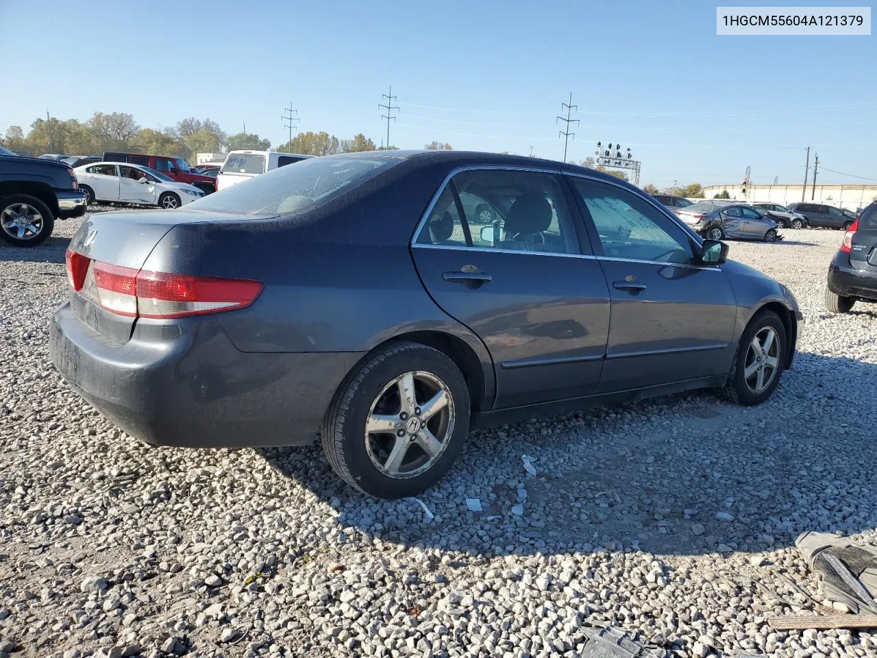 2004 Honda Accord Ex VIN: 1HGCM55604A121379 Lot: 76665444