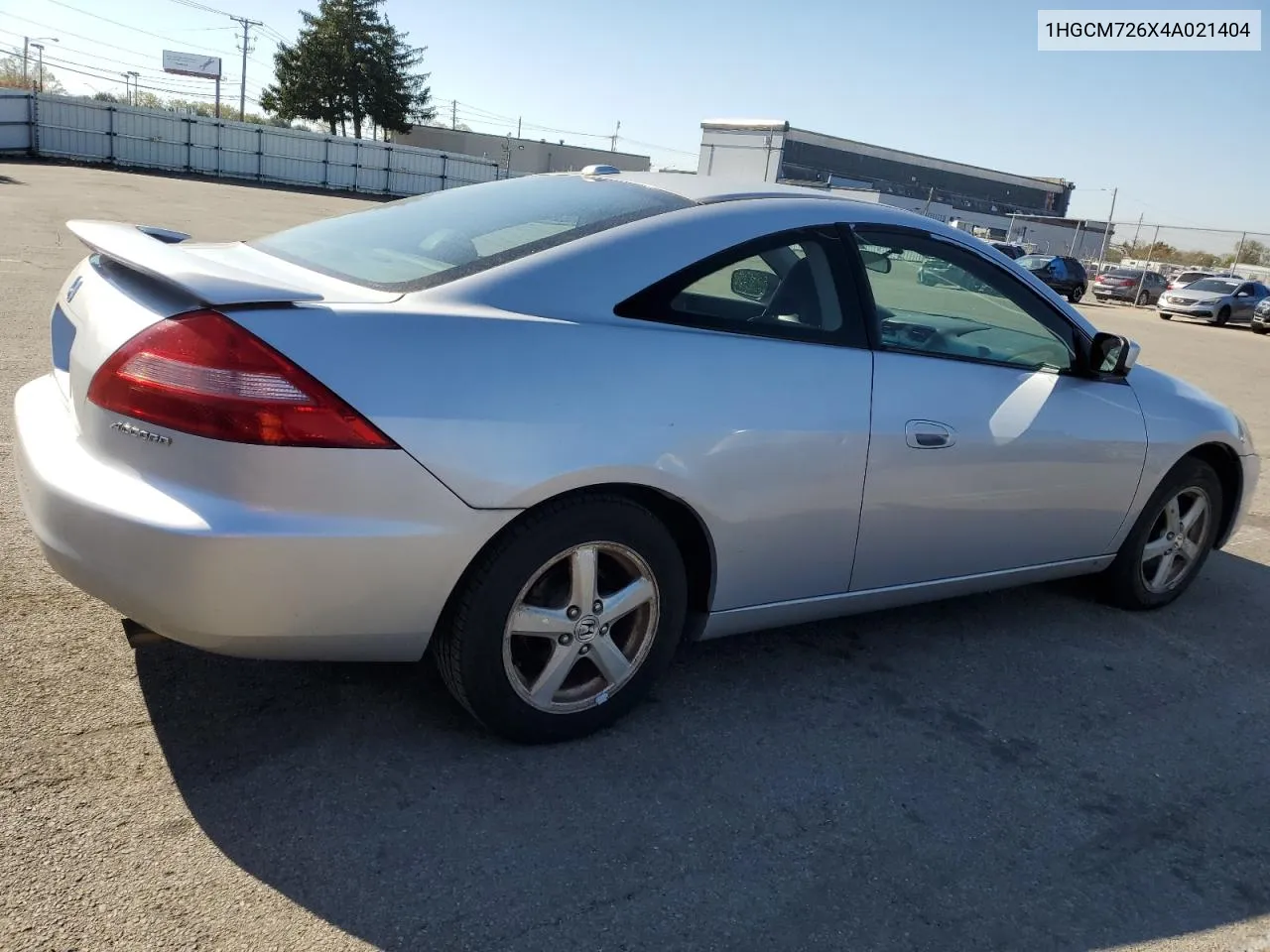 2004 Honda Accord Ex VIN: 1HGCM726X4A021404 Lot: 76700164