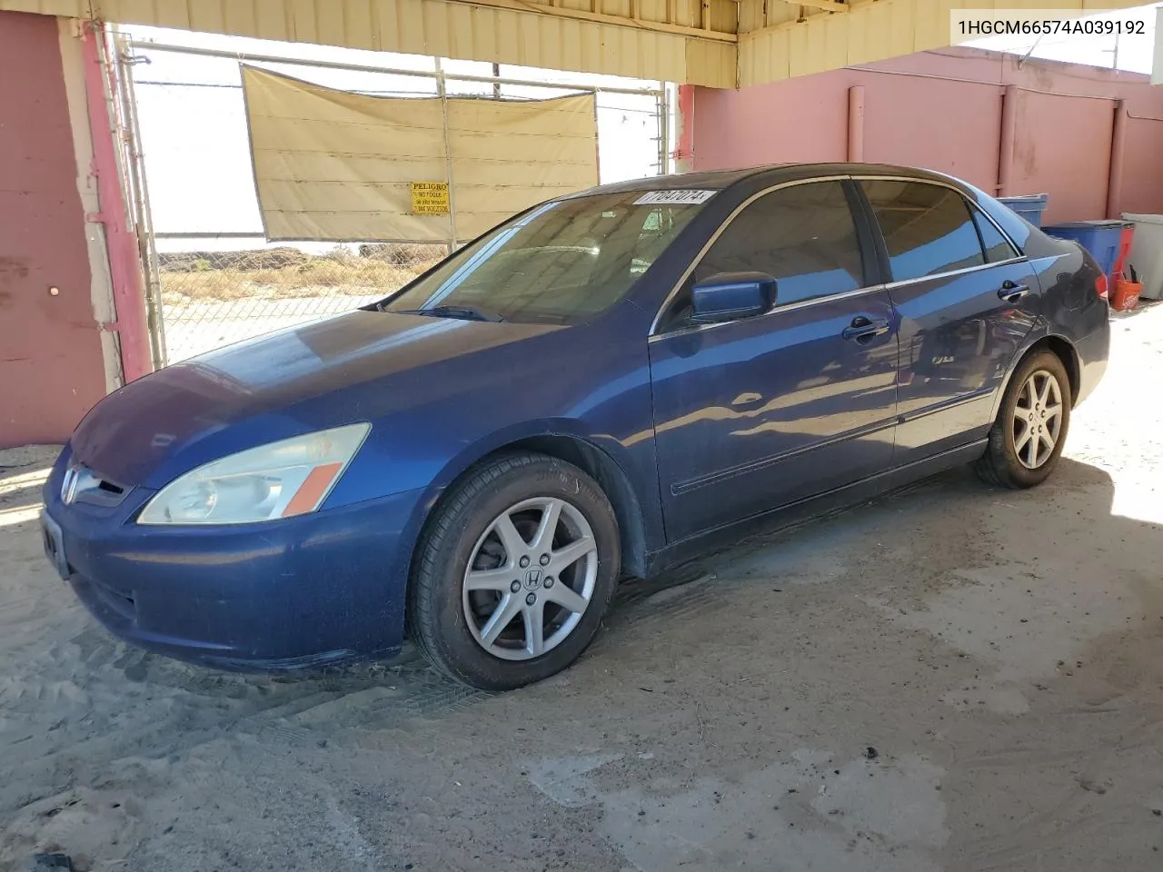 1HGCM66574A039192 2004 Honda Accord Ex