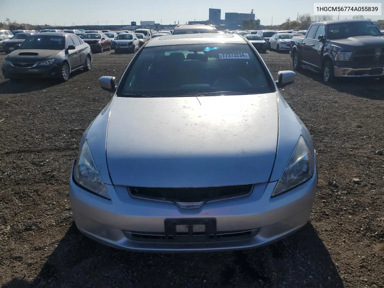 1HGCM56774A055839 2004 Honda Accord Ex