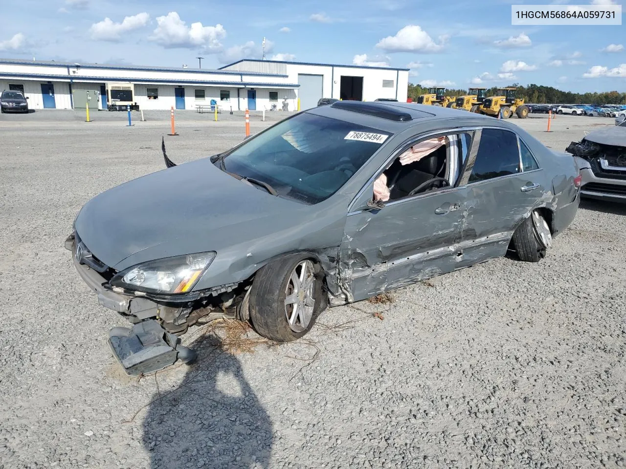 2004 Honda Accord Ex VIN: 1HGCM56864A059731 Lot: 78875494